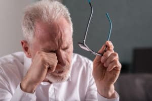 Avastin injections may lead to eye pain side effects.