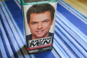 Image of Just For Men hair dye product packaging